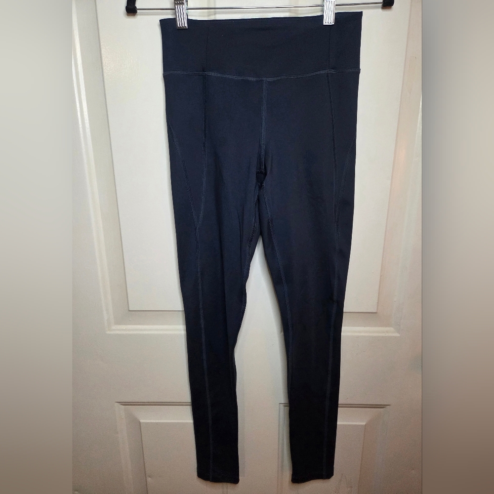 Girlfriend Collective High Rise Compressive Leggings Navy Blue XS